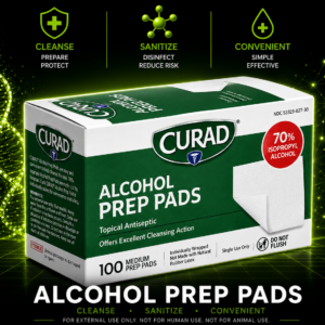 Alcohol Prep Pads 100 Count
